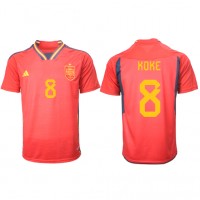 Pánský Fotbalový dres Španělsko Koke #8 MS 2022 Domácí Krátký Rukáv